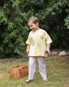 Sunshine Club Oversized Tee — Lemon