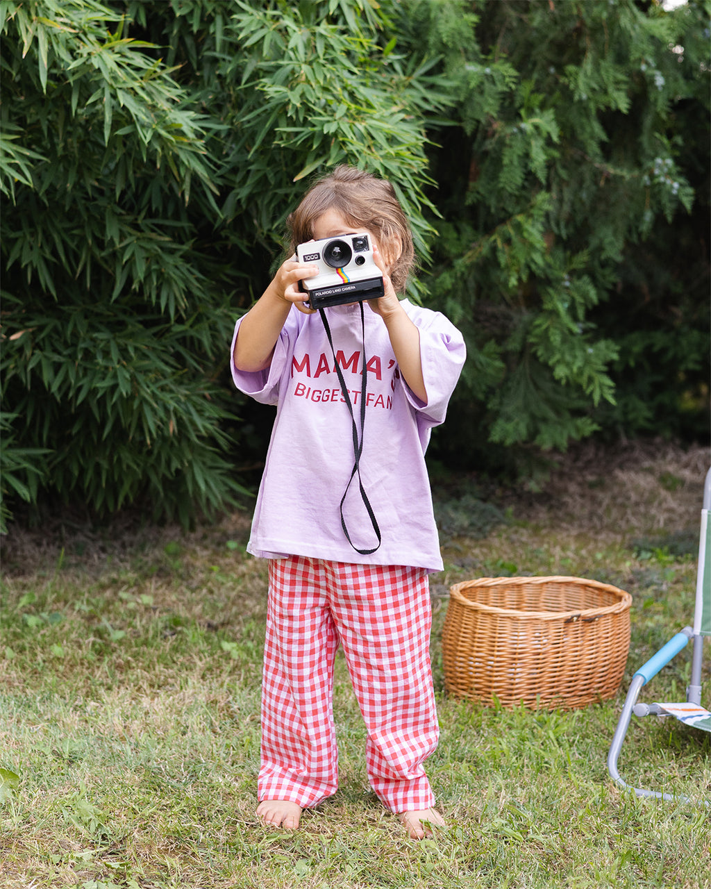 Picnic Gingham Pants — Cherry Red