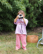 Picnic Gingham Pants — Cherry Red