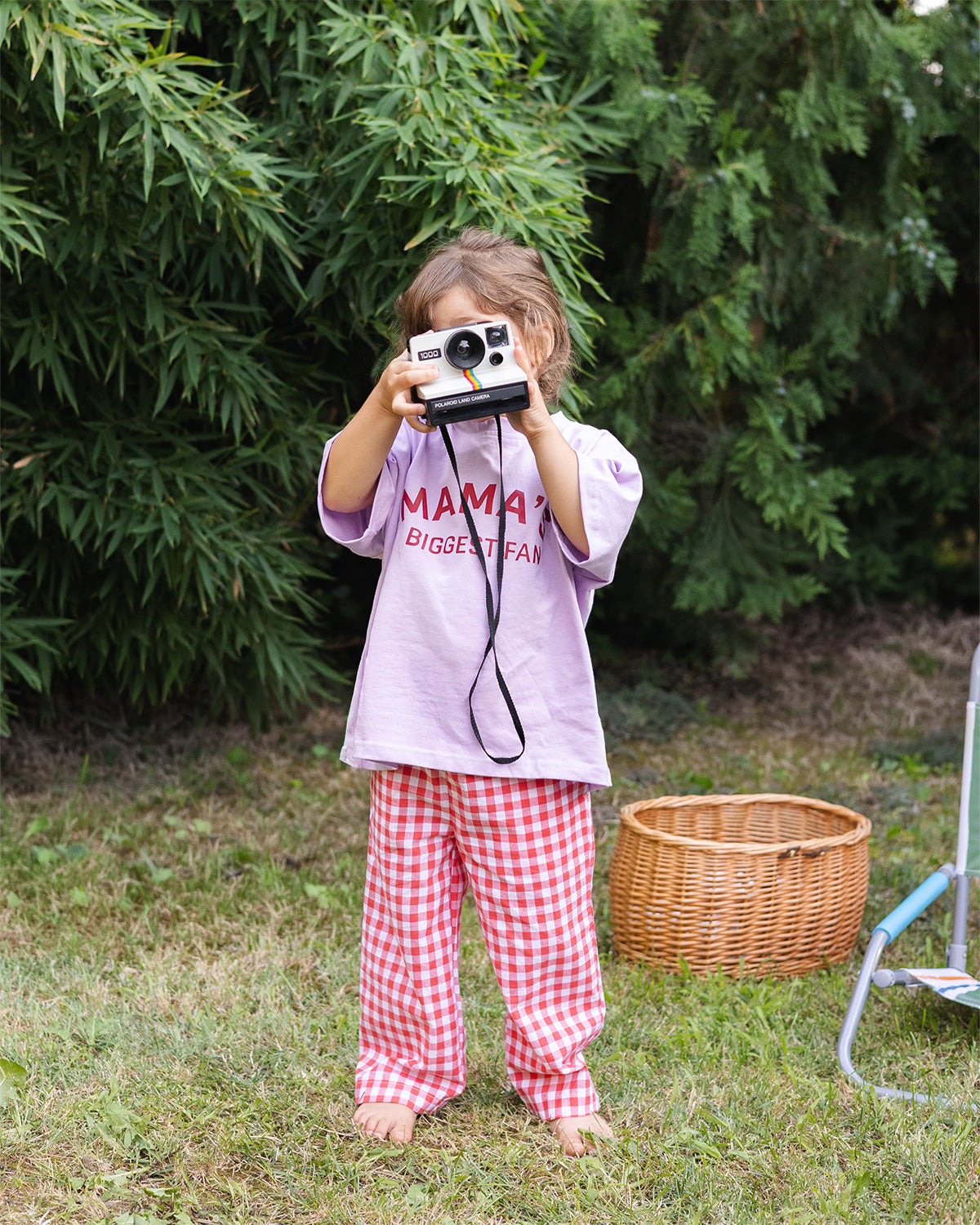 Picnic Gingham Pants — Cherry Red